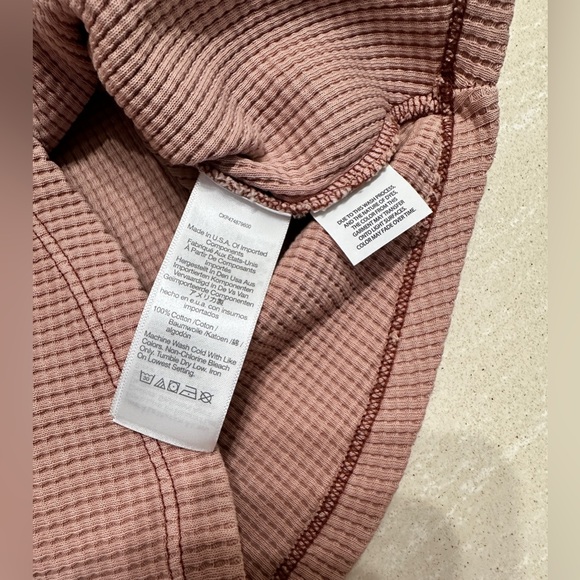 NWT limited edition Rivet and Thread cropped waffle knit fitted tank size L - Picture 7 of 9